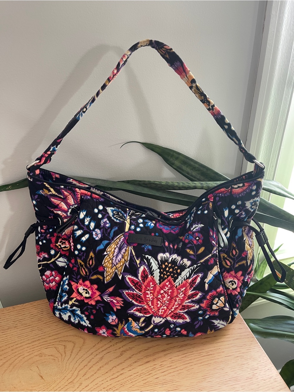 Vera Bradley Quilted Cotton Shoulder Bag in Foxwood Pattern
